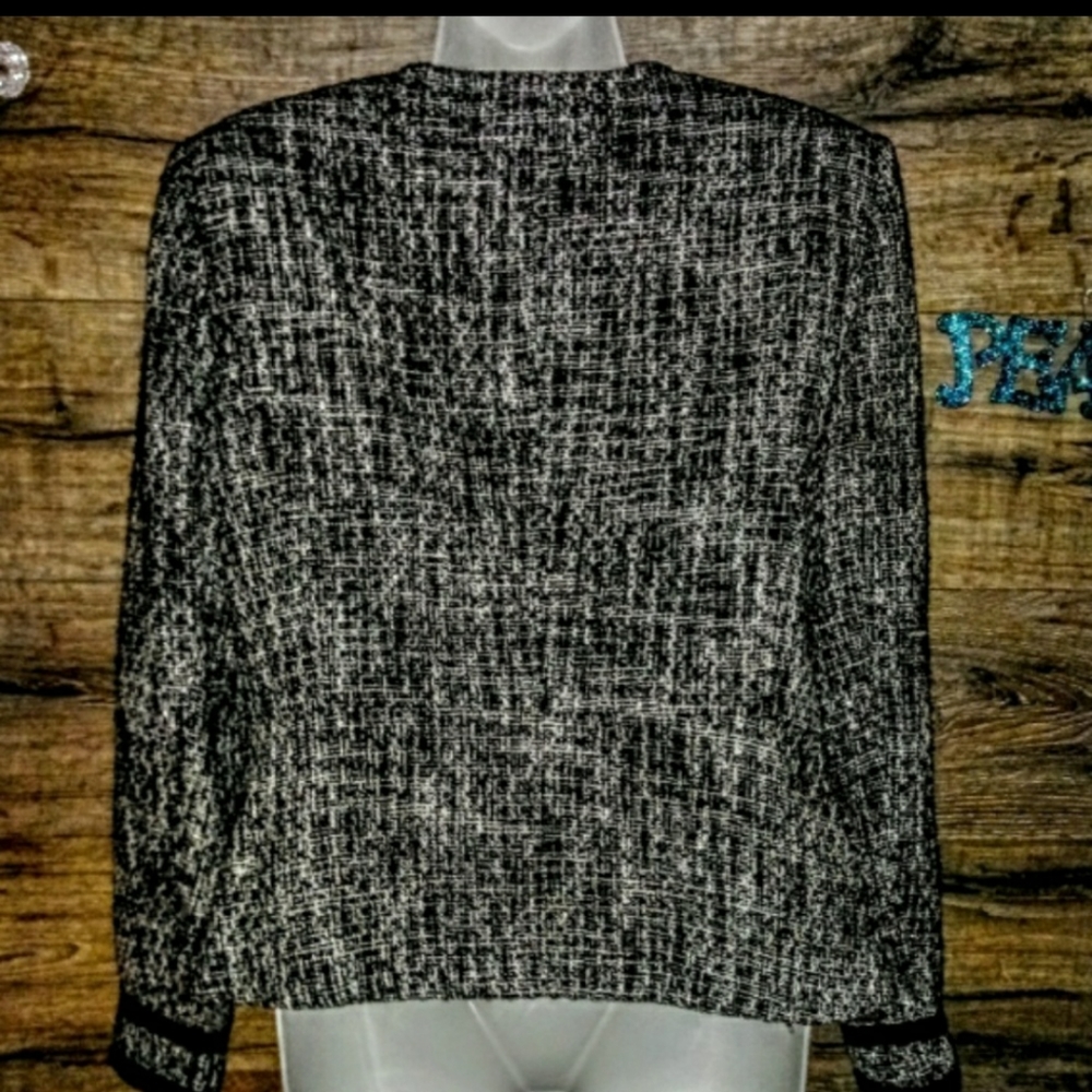 Jones New York Tweed Suit Jacket Coat Size 10 EUC - Picture 4 of 13